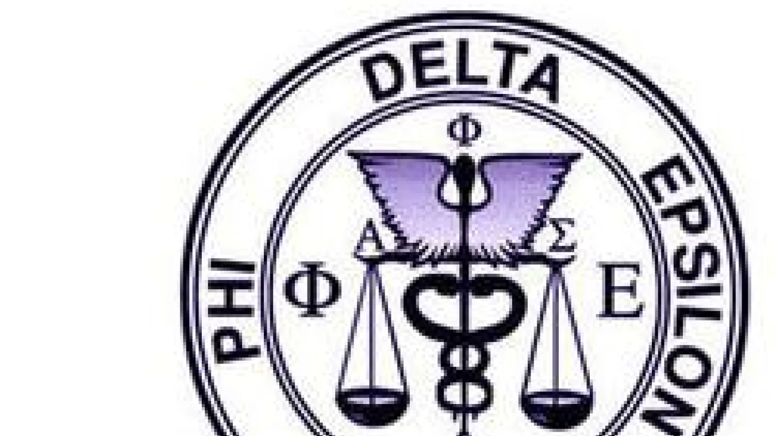 Phi Delta Epsilon Fraternity Icon depicting the staff of Asclepius