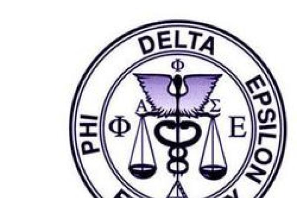 Phi Delta Epsilon Fraternity Icon depicting the staff of Asclepius