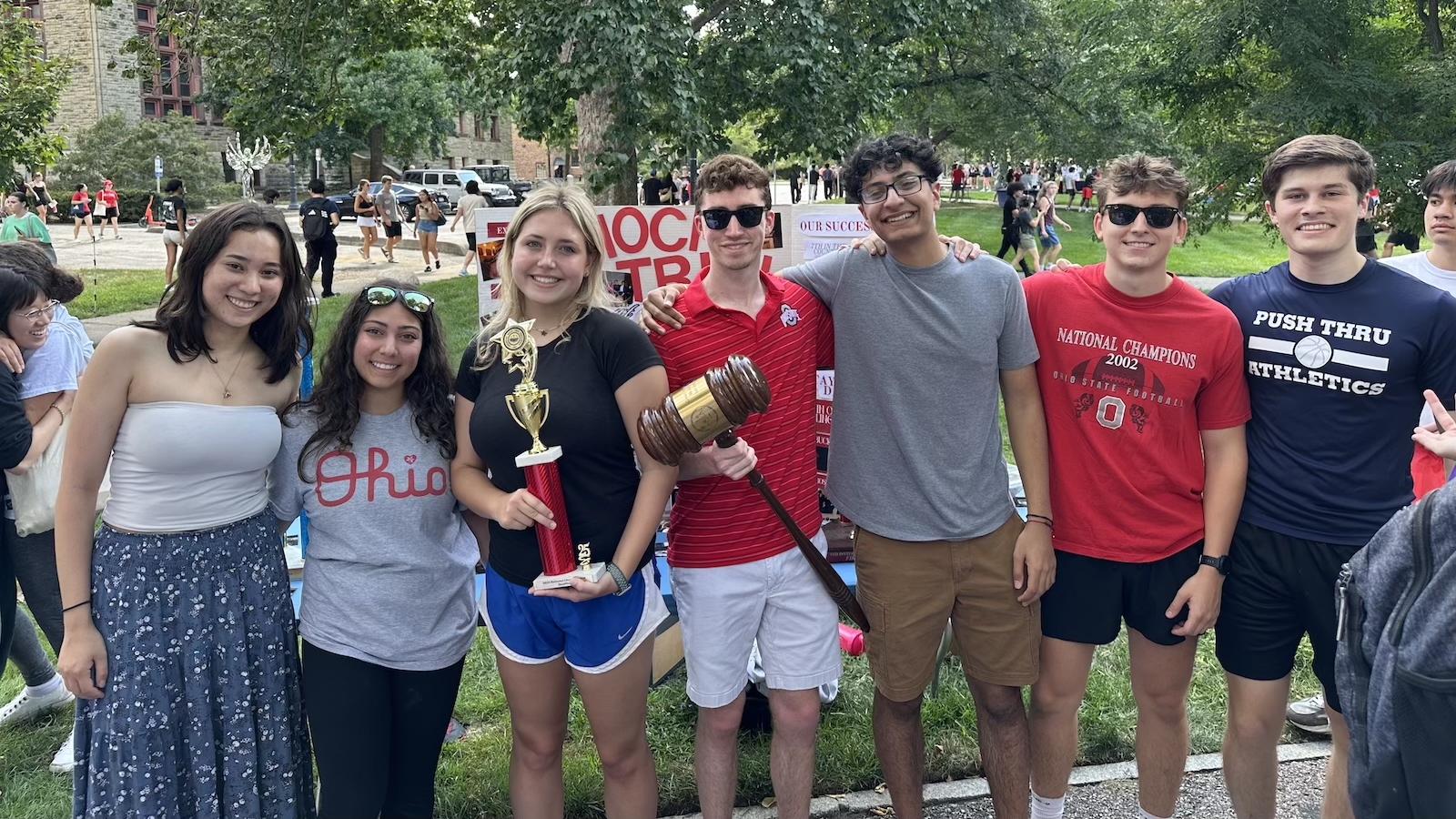 Group of students outside
