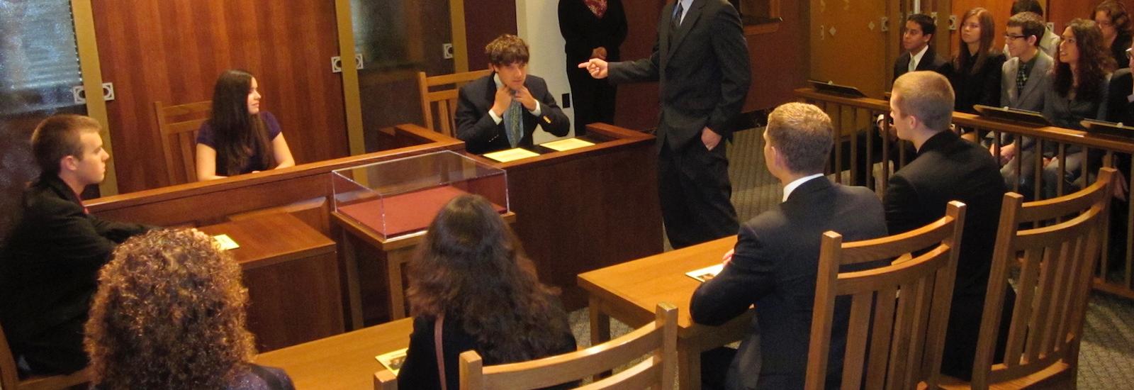 Mock Courtroom exercise