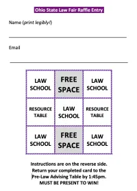 Example game card with a 3x3 grid and instructions